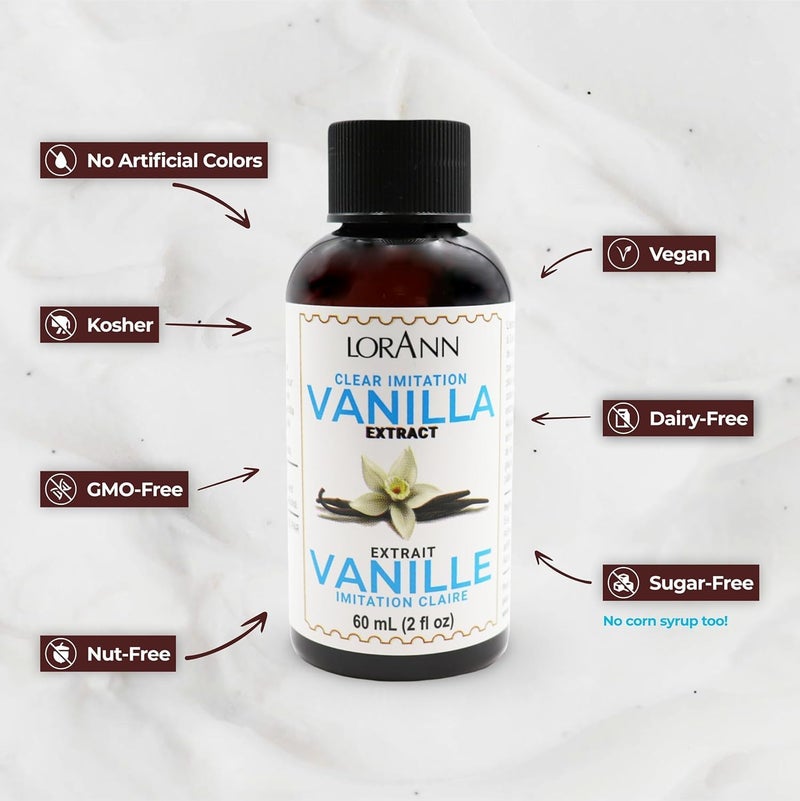 LorAnn Oils LorAnn Clear Imitation Vanilla Extract - 118 ml - Image 5